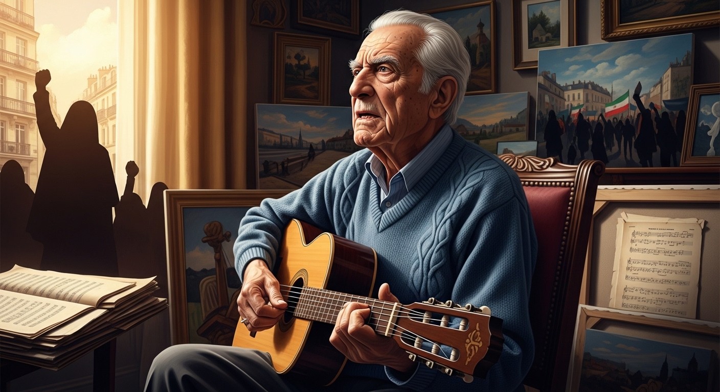 Découvrez comment Serge Rezvani, auteur du mythique Tourbillon de la vie, sort à 97 ans une chanson engagée "En Iran" pour soutenir le peuple face à la répression. Un cri vibrant d'indignation et d'espoir.
