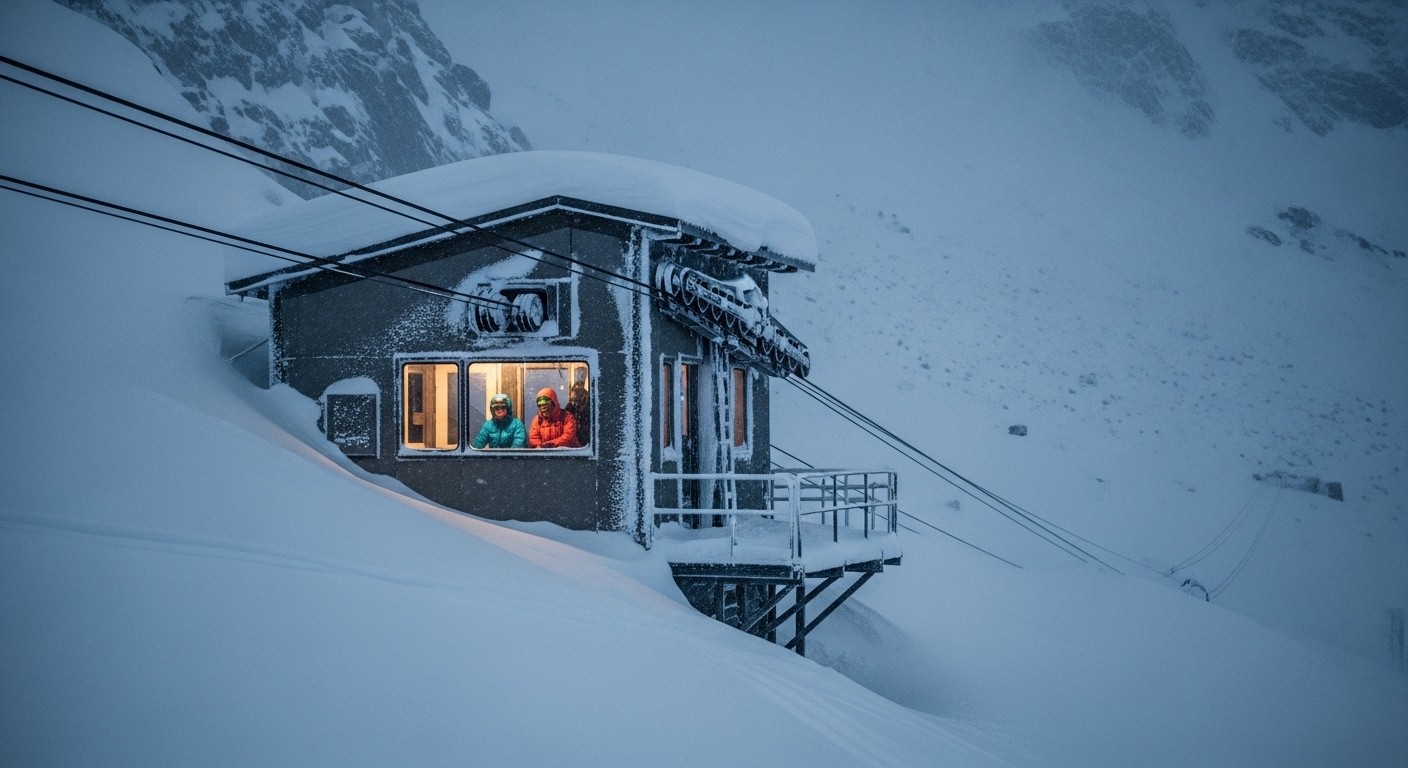 Deux skieurs bloqués plus de 48 heures dans une gare de télécabine à Chamonix à cause du mauvais temps et du risque d'avalanche. Découvrez leur incroyable survie et les leçons de sécurité en montagne.