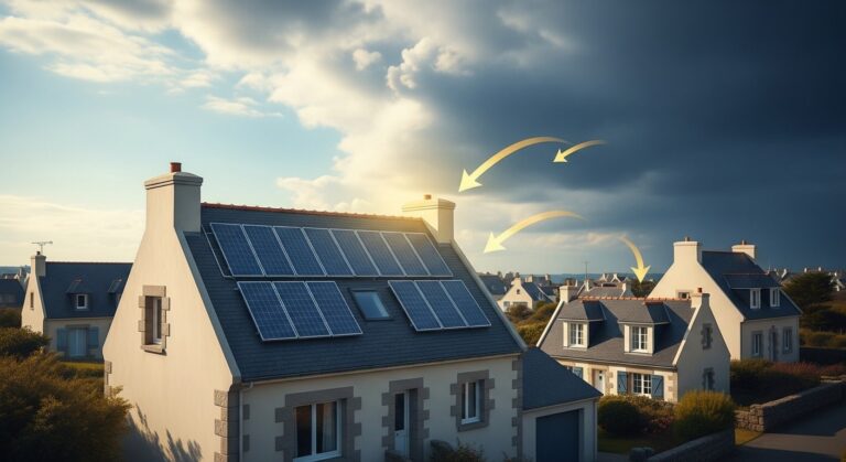 Solaire Solidaire : Surplus Donné aux Voisins en Bretagne