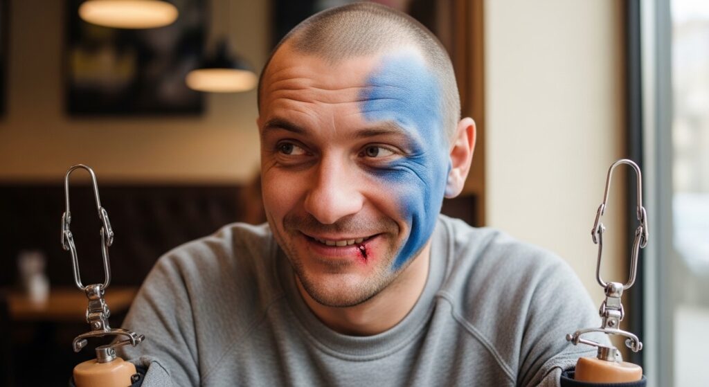 Soldat Ukrainien Amputé : Son Élan de Vie Optimiste