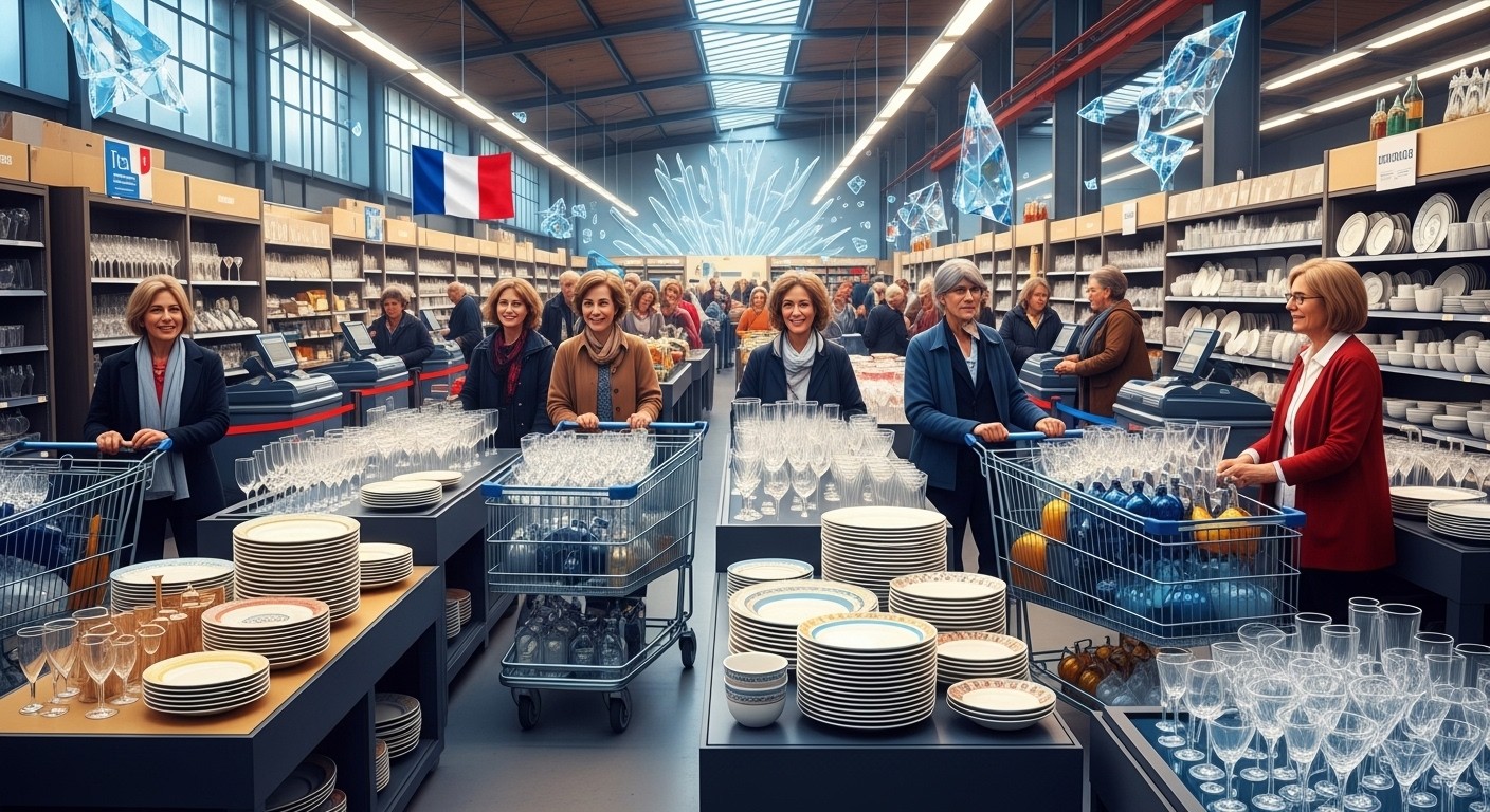 Face au redressement judiciaire de la verrerie Arc à Arques, un élan citoyen surprenant : les clients affluent au magasin d'usine pour soutenir emplois et savoir-faire français. Une histoire touchante d'attachement au made in France.