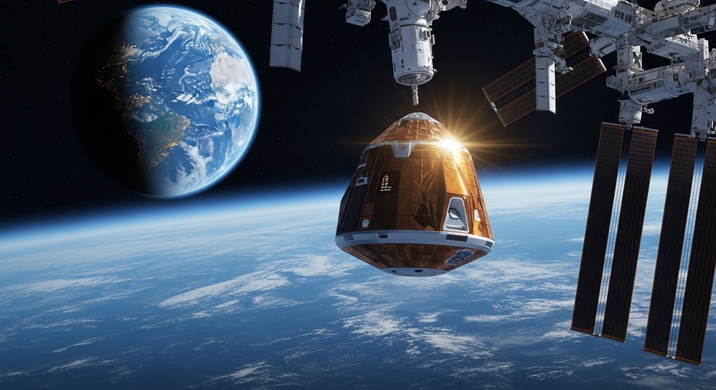 Découvrez les coulisses ultra-précises de l'amarrage de Sophie Adenot à l'ISS le 14 février 2026 après 34 heures de vol. Une étape cruciale pour sa mission de 8-9 mois en orbite !