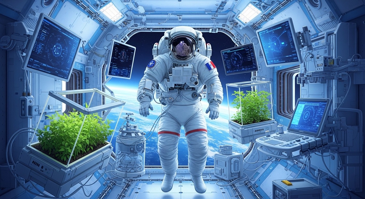 Découvrez la mission Epsilon de Sophie Adenot : expériences scientifiques, vie à bord de l'ISS et immersion à la Cité de l'espace. Tout savoir sur son séjour spatial !