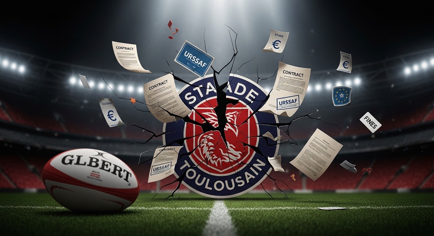 Retraitement Urssaf, redressement fiscal, amendes : découvrez les lourdes sanctions potentielles qui menacent le Stade Toulousain suite aux contrats d’image de Dupont et Jelonch. Analyse complète.