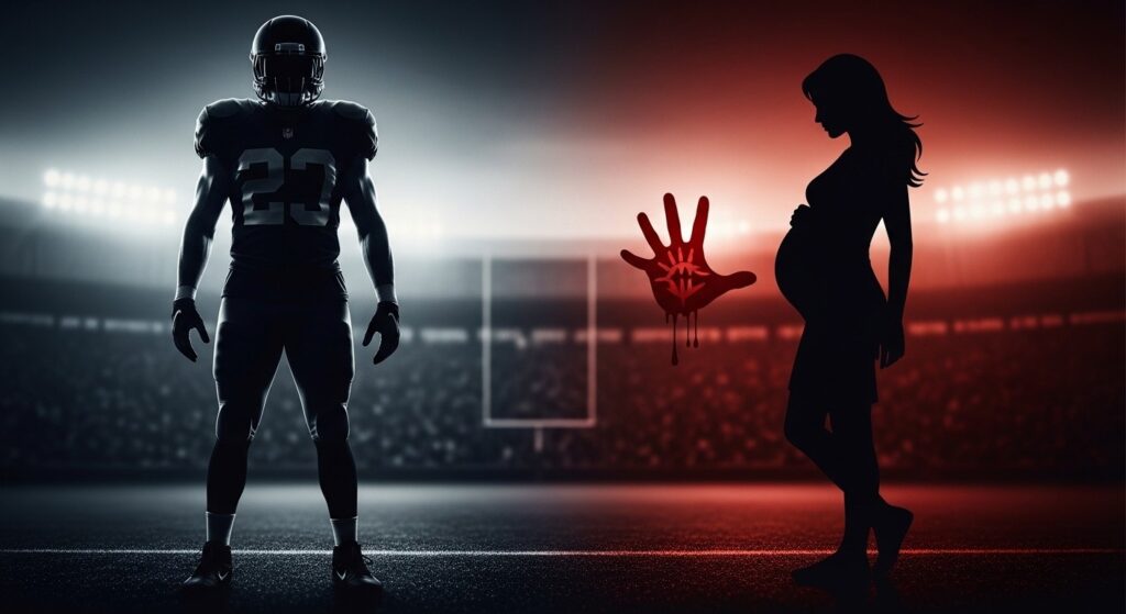 Star NFL Accusée de Violences sur Compagne Enceinte
