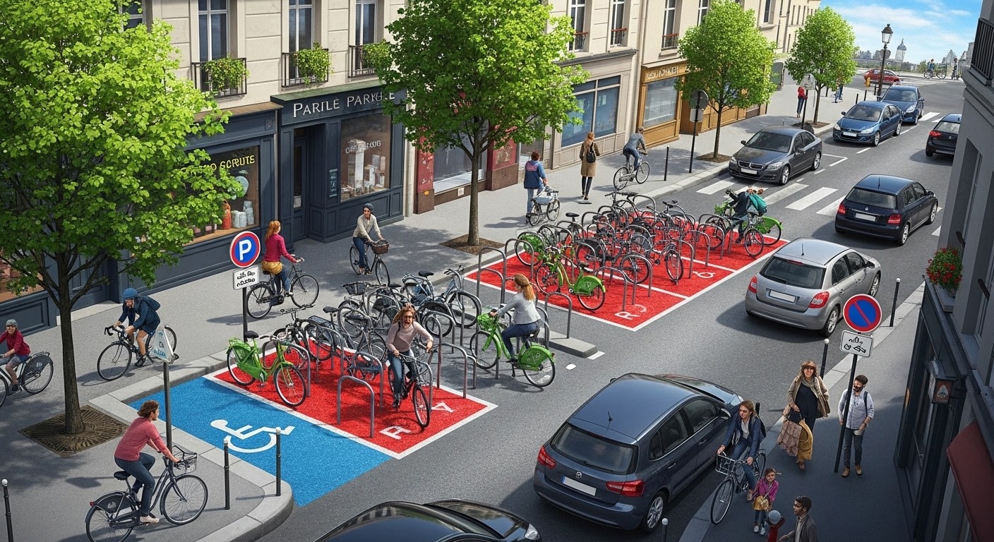 Découvrez pourquoi Paris n'a supprimé "que" 24 000 places de stationnement en six ans au lieu des 70 000 promises. Bilan, oppositions et impacts sur la vie quotidienne des Parisiens. Un virage écologique à mi-chemin ?