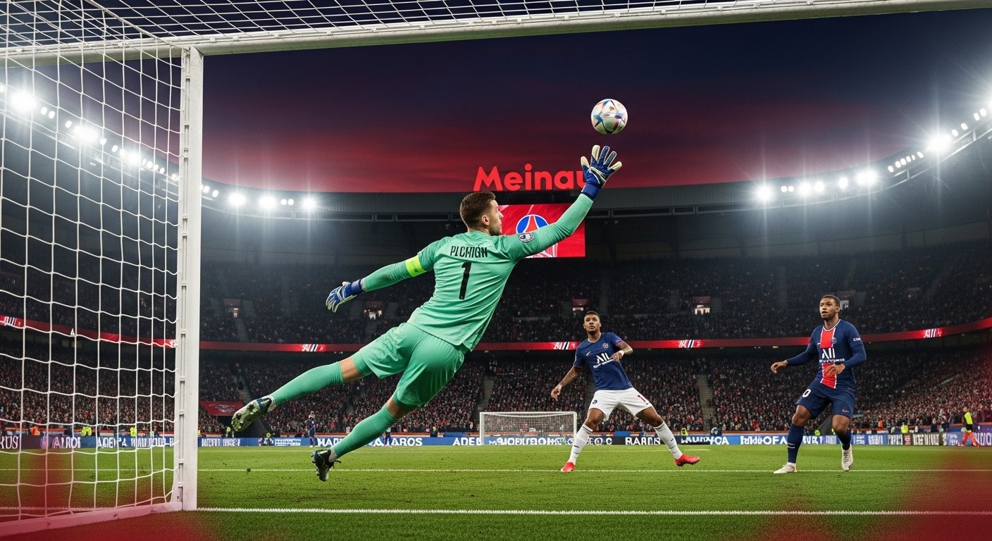 Découvrez comment le PSG a arraché la victoire 2-1 à Strasbourg malgré l'expulsion d'Hakimi, grâce à Safonov et Mendes. Analyse complète du match choc de Ligue 1.