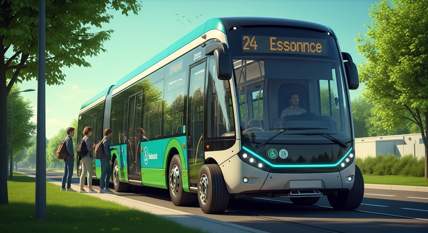 Découvrez le T Zen 4, bus électrique bi-articulé de 24m qui remplace la ligne saturée Viry-Châtillon - Corbeil-Essonnes dès le 10 février 2026. Adieu bondés et retards !