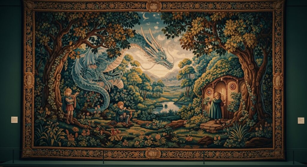 Tapisserie d&rsquo;Aubusson : Tolkien et Miyazaki séduisent la jeune génération