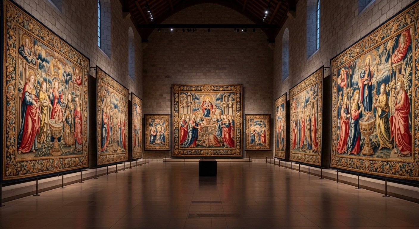 Découvrez le retour triomphal des dix tapisseries de la vie de Saint-Remi au musée de Reims, restaurées après des années d'absence. Un trésor patrimonial majeur enfin visible dans son intégralité !