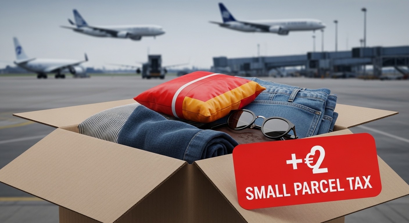 Découvrez la taxe de 2€ sur les petits colis hors UE dès mars 2026. Impact sur Shein, Temu, AliExpress : qui paie, comment ça marche et ce que ça change pour vous.