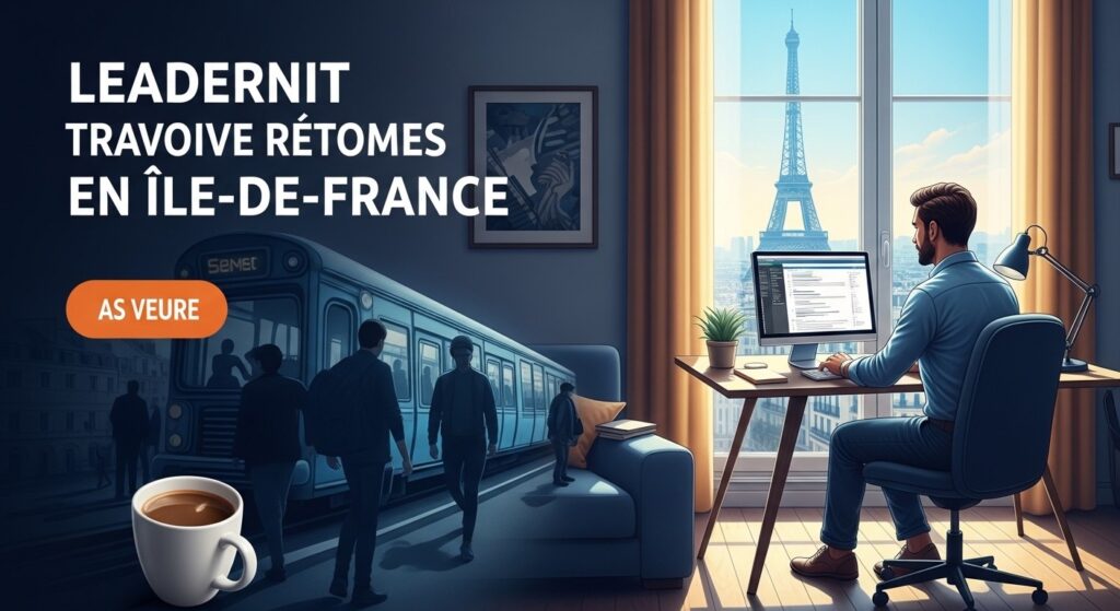 Télétravail : Les Franciliens Champions de France