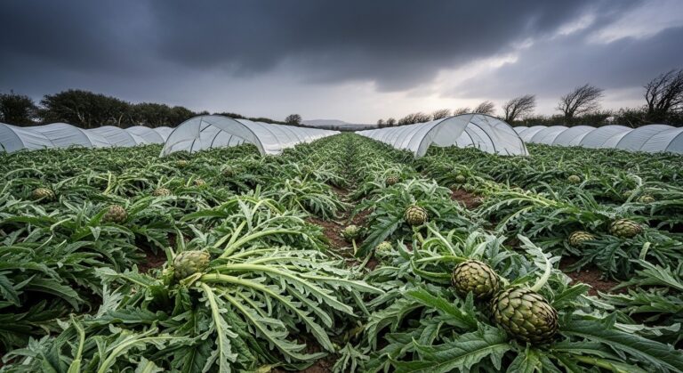 Tempête dans les Pyrénées-Orientales : les Artichauts Menacés par les Vents Violents