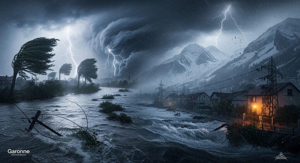 Tempête Nils : 3 Départements en Rouge, 550 000 Foyers Sans Électricité