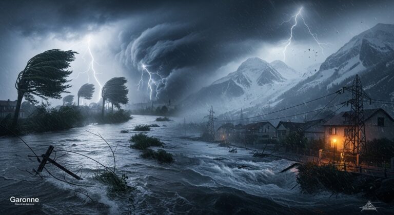 Tempête Nils : 3 Départements en Rouge, 550 000 Foyers Sans Électricité