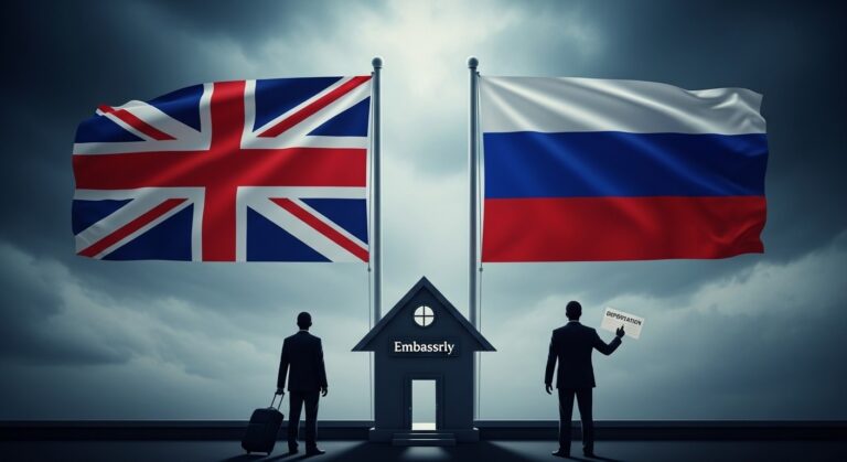 Tensions UK-Russie : Londres Expulse un Diplomate Russe