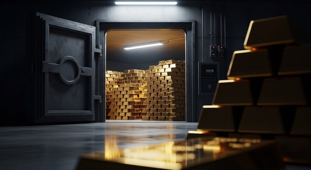 Tether Stocke 140 Tonnes d’Or dans un Bunker Suisse