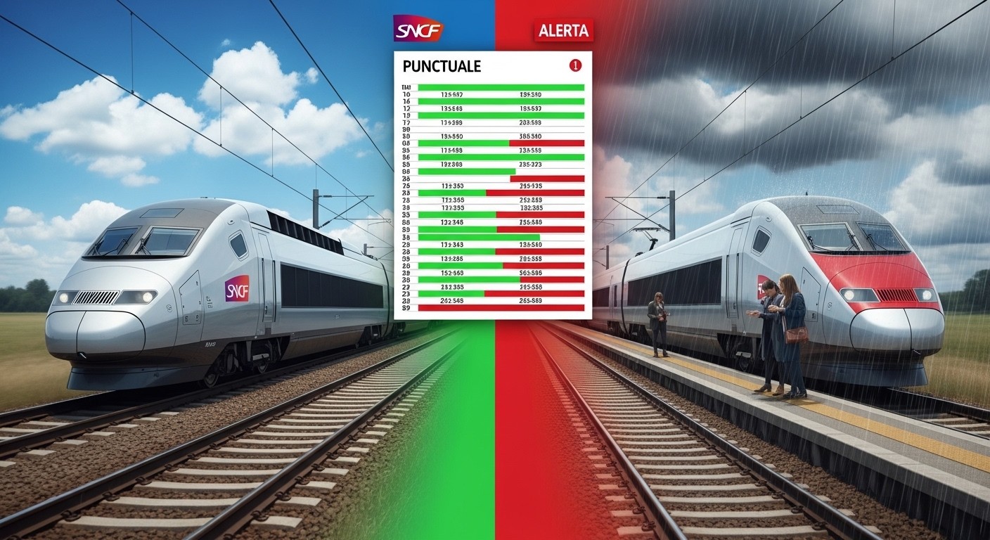 Découvrez le classement 2025 des lignes TGV les plus fiables et celles qui accumulent le plus de retards. Quelles liaisons choisir pour voyager serein ? Analyse détaillée des stats et explications.