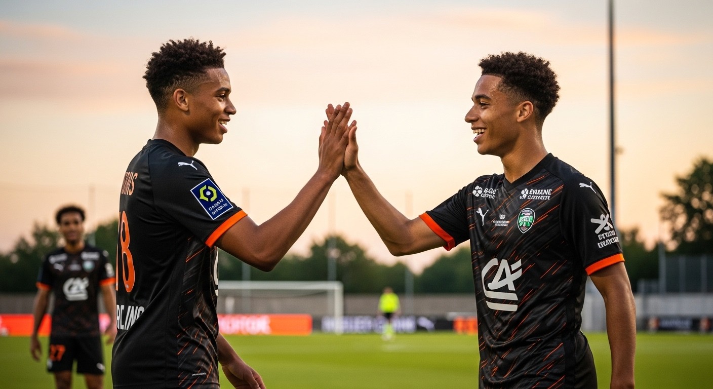 Découvrez comment Théo Le Bris et Pablo Pagis, passés d'adversaires à meilleurs amis, portent le FC Lorient vers le haut de la Ligue 1. Une complicité rare qui fait du bien au foot français.