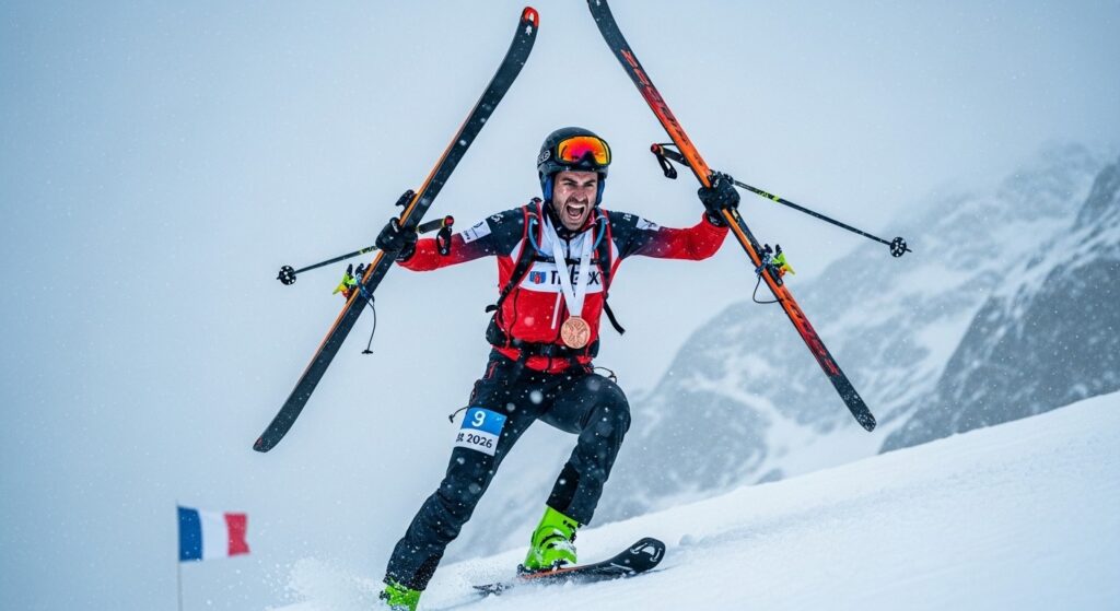Thibault Anselmet Bronze Sprint Ski-Alpinisme JO 2026