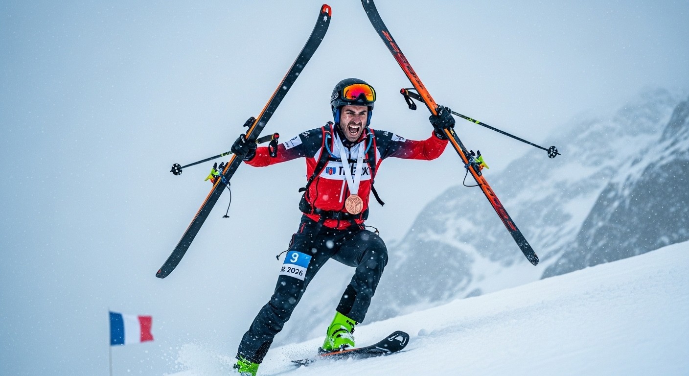 Découvrez comment Thibault Anselmet a arraché le bronze en sprint ski-alpinisme aux JO 2026 malgré un départ hésitant. Une médaille historique pour la France dans cette discipline olympique inédite !