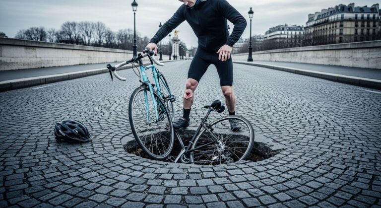 Thomas Sotto Blessé Vélo : Nids-de-Poule Peuvent Tuer