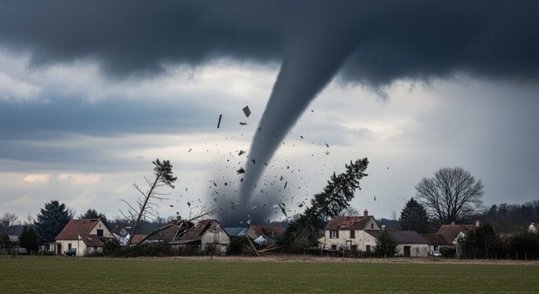 Tornade EF1 à Cousolre : Vents jusqu&rsquo;à 175 km/h dans le Nord