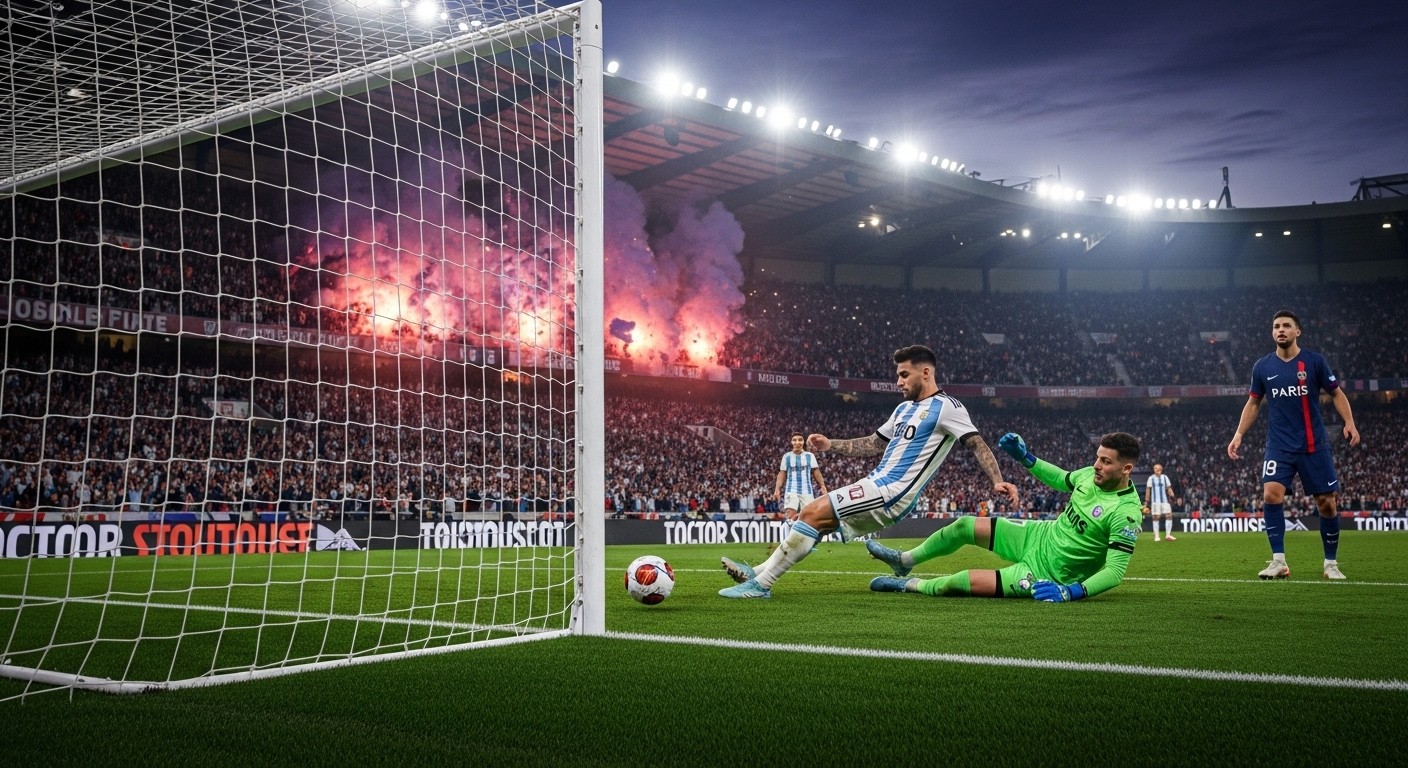 Découvrez le résumé complet du match nul 1-1 entre Toulouse et Paris FC en Ligue 1 : but refusé, domination toulousaine et égalisation tardive de Vignolo. Analyse et conséquences.