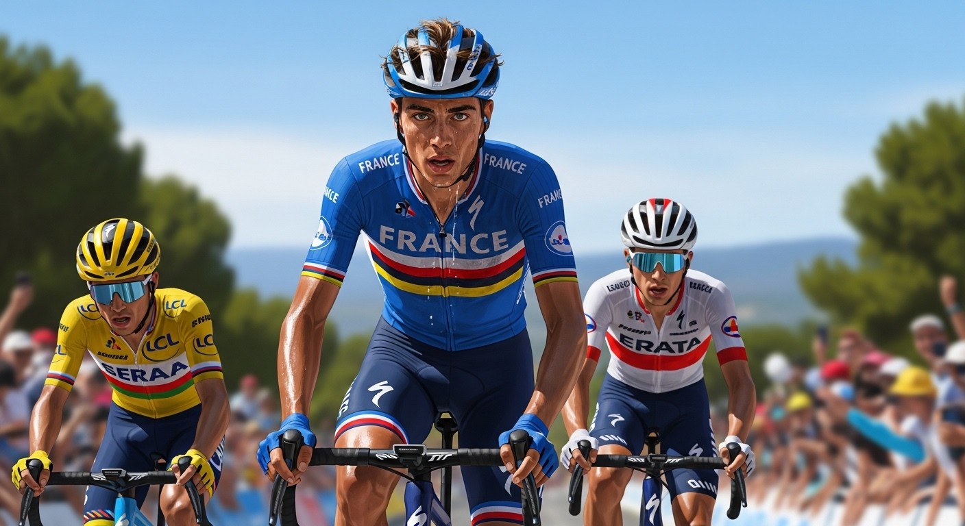 Paul Seixas, 19 ans, frôle la victoire finale au Tour de l’Algarve 2026, 2e à 14s de Juan Ayuso après une première victoire pro impressionnante. Un talent français à suivre !