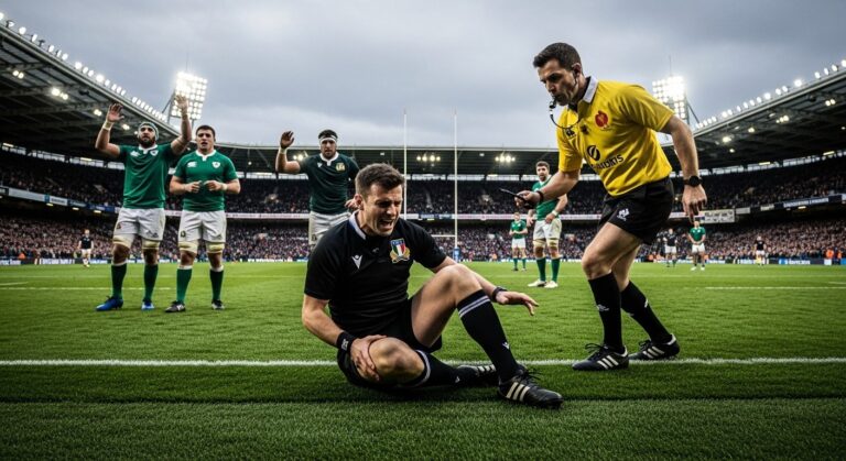Tournoi Six Nations 2026 : Arbitre Blessé, Français Prend Relais