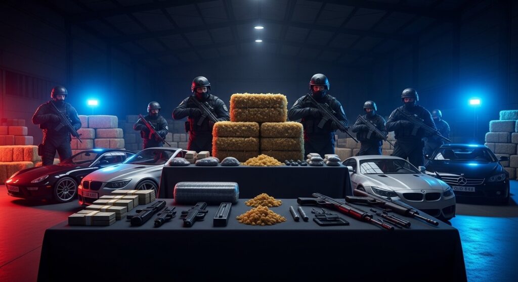 Trafic de Drogue Oise-Ain : 90 kg Saisis et 1 Million d&rsquo;Euros