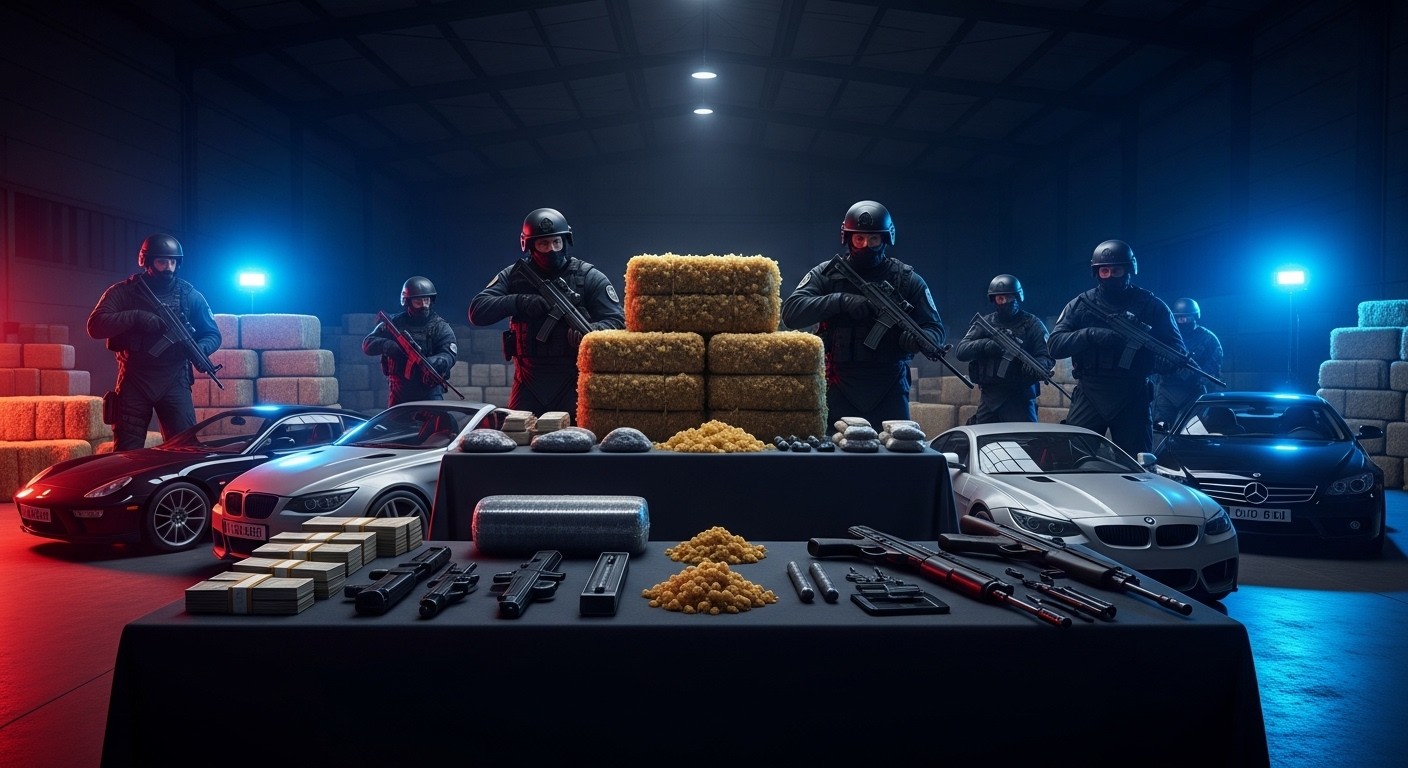 Découvrez comment les gendarmes ont démantelé un vaste réseau de trafic de drogue entre l'Oise et l'Ain : plus de 90 kg saisis, 1 million d'euros d'avoirs criminels et 11 interpellations. Un coup dur contre le narcotrafic.