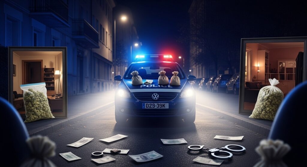 Trafic de Stupéfiants à Grenoble : Collecteurs Interpellés et Saisies Massives