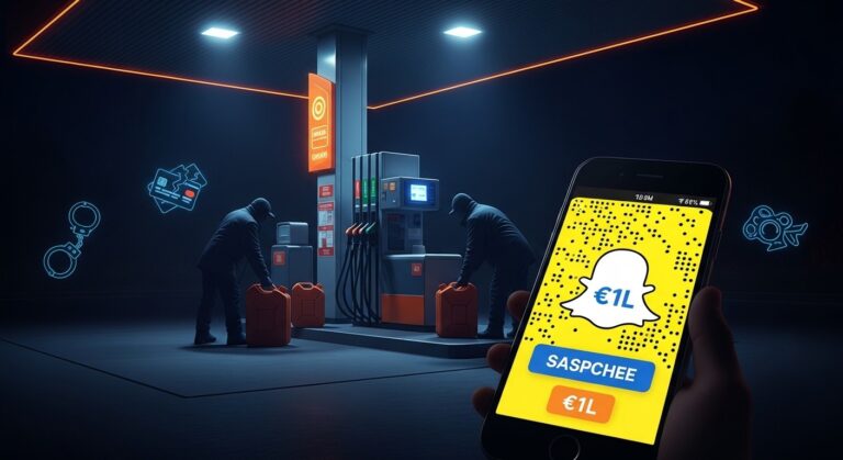 Trafic d&rsquo;Essence à 1€/L sur Snapchat en Île-de-France