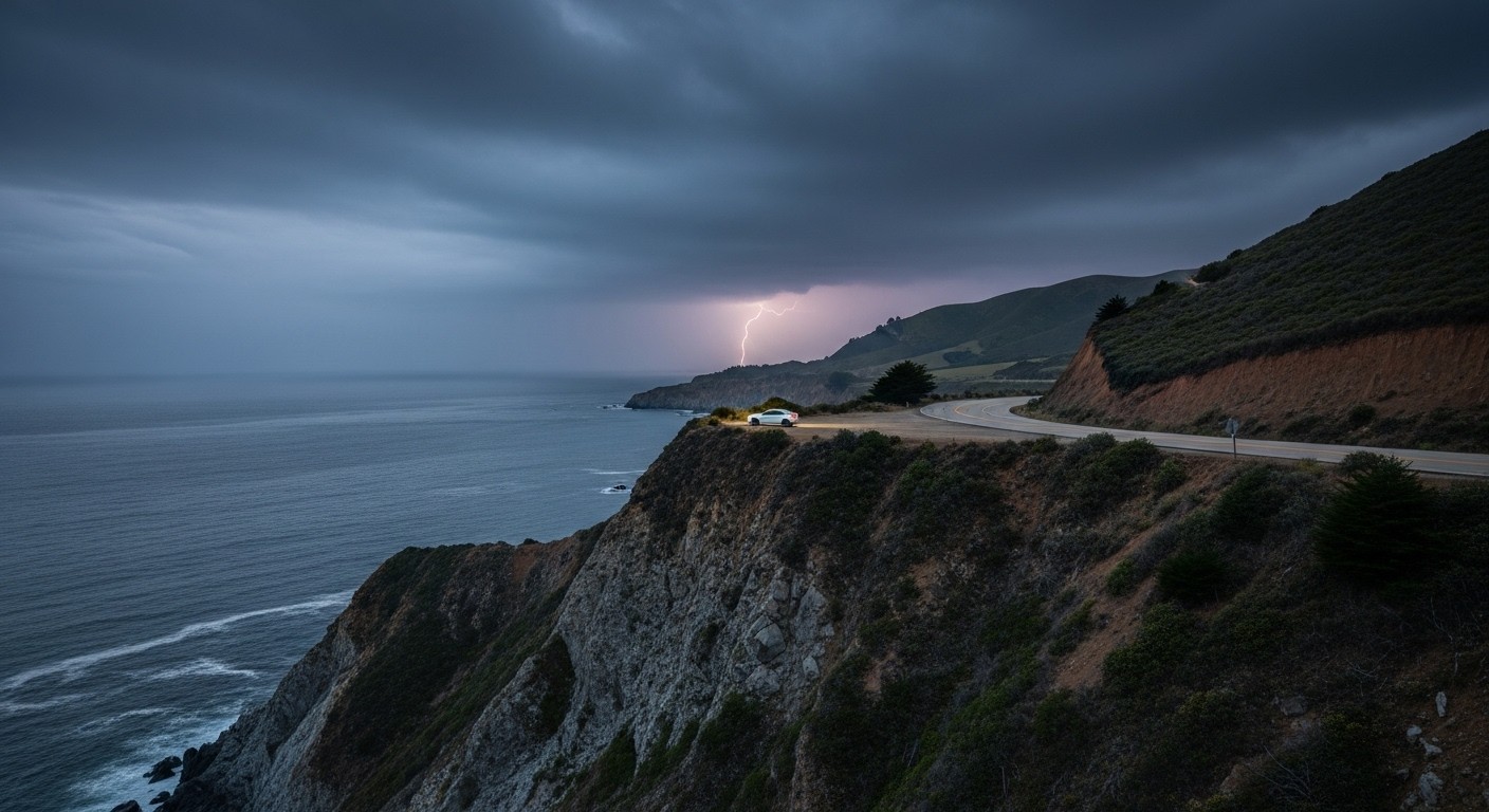 Tragédie sur la Highway 1 en Californie : un jeune de 28 ans perd la vie après une sortie de route spectaculaire à Hurricane Point. Détails, conditions météo et dangers de cette route mythique.