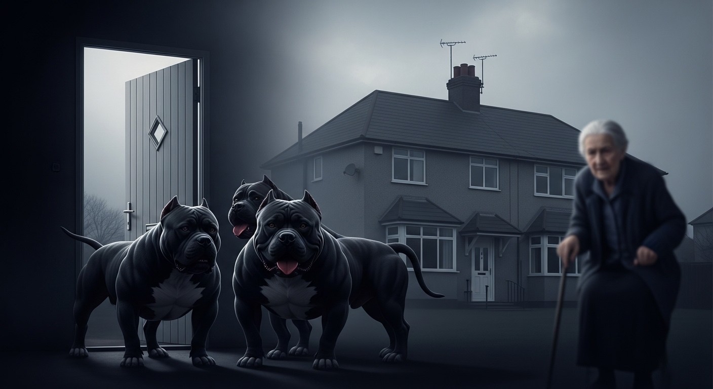 Découvrez le drame poignant d’une grand-mère handicapée tuée par des American Bully qu’elle gardait. Responsabilités, procès en cours et questions sur les races puissantes.