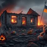 Tragédie en Ukraine : Trois Enfants Tués dans une Frappe Russe