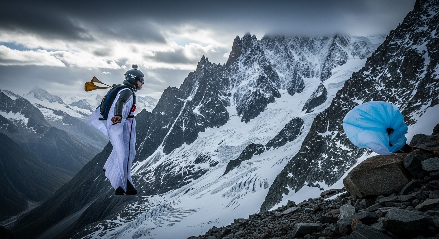 Un wingsuiter de 37 ans perd la vie dans le Mont-Blanc suite à l'échec d'ouverture de son parachute. Découvrez les risques du wingsuit et ce drame bouleversant.