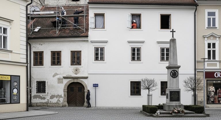 Transformation Maison Natale Hitler en Commissariat