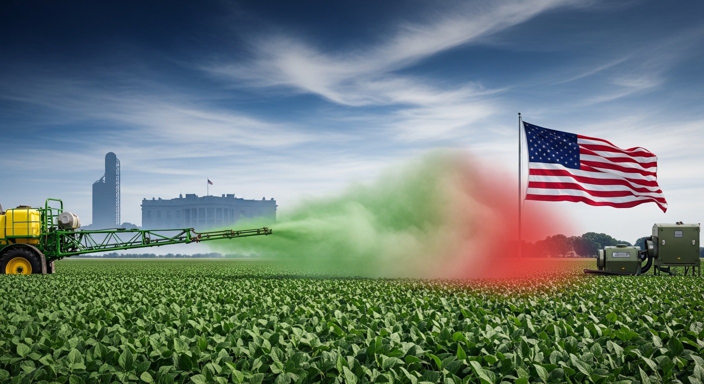 Donald Trump signe un décret pour relancer la production de glyphosate aux États-Unis, invoquant la sécurité alimentaire et militaire. Une décision controversée face aux doutes sur sa dangerosité.