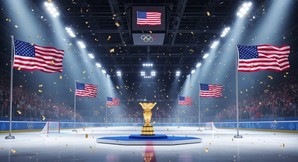 Trump et la Blague Douteuse Après l&rsquo;Or Américain en Hockey aux JO 2026