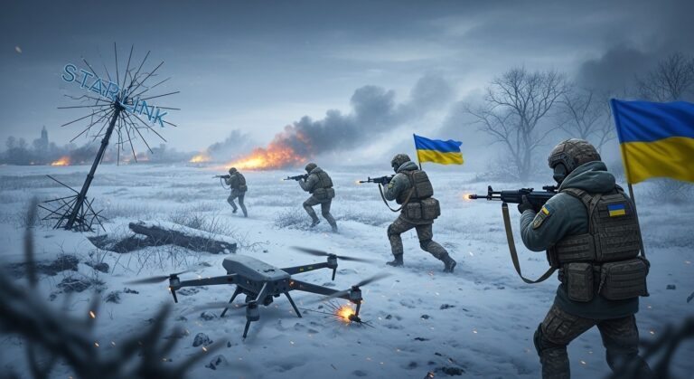 Ukraine : Avancée Majeure sur le Front Après Blocage Starlink Russe