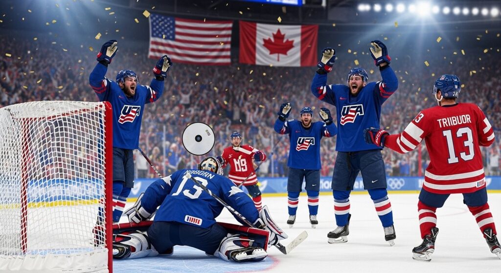 USA Bat Canada en Prolongation : Or Olympique Hockey 2026