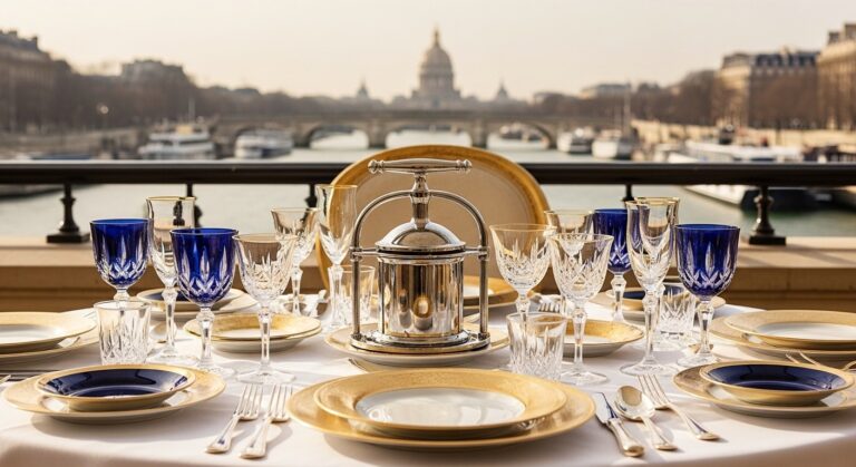 Vaisselle des Palaces Parisiens : Une Vente Unique et Solidaire