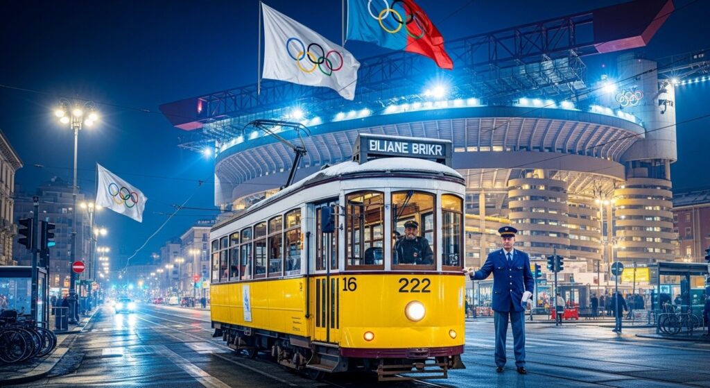 Valentino Rossi Éblouit aux JO 2026 en Conducteur de Tram