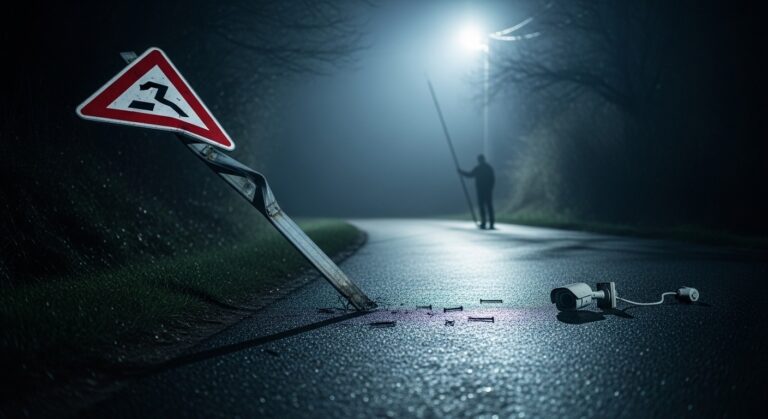 Vandale Mystérieux Sévit Village Près Metz