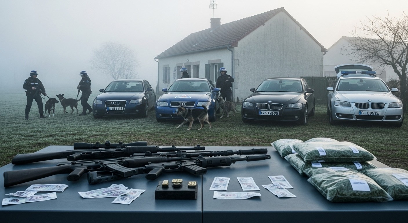 Découvrez comment les gendarmes ont démantelé un réseau de trafic de stupéfiants et d’armes à Verberie et Compiègne. Saisies impressionnantes, interpellations et suites judiciaires dans l’Oise.