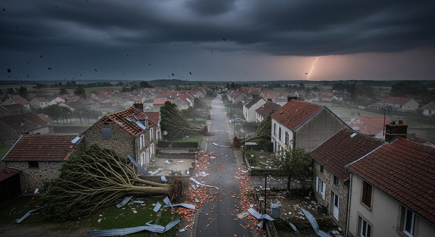 Découvrez les impressionnants dégâts causés par des vents violents à Cousolre (Nord) : toitures arrachées, arbres déracinés, possible tornade. Bilan, explications et suites sans victime.
