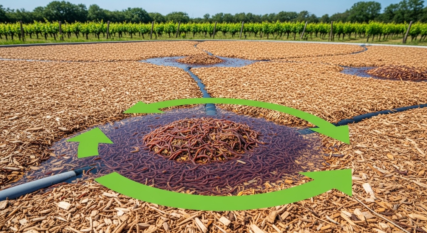Découvrez comment un domaine viticole près de Perpignan utilise des vers de terre pour traiter ses eaux usées et les réutiliser en irrigation, une innovation durable face à la sécheresse.