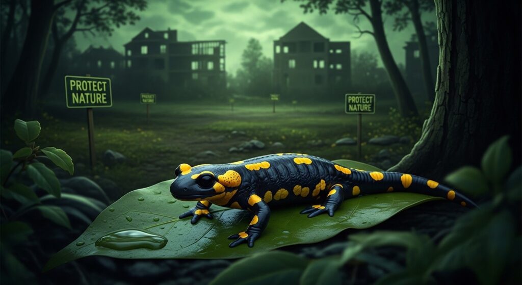 Victoire Écologique : Salamandres Stoppent Projet Logements à Nancy